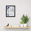 «Paper Sculpture Abstract» par Little Dean, reproduction d'art encadrée sur bois-100477741-100477742