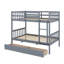 Lit superposé simple au-dessus de simple avec 2 tiroirs transformables en 2 lits simples-47029626