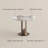 35" Modern Breakfast Nook Table, Small Dining Table For Breakfast Nook & Compact Spaces, Glossy Pandora Sintered Stone Top With Bronze Metal Base-221197699-221197698