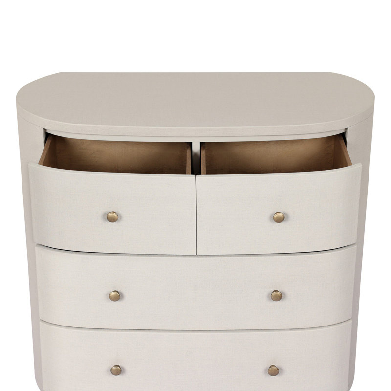 Amelia Chest-Ivory Painted Linen, Ivory Painted Linen