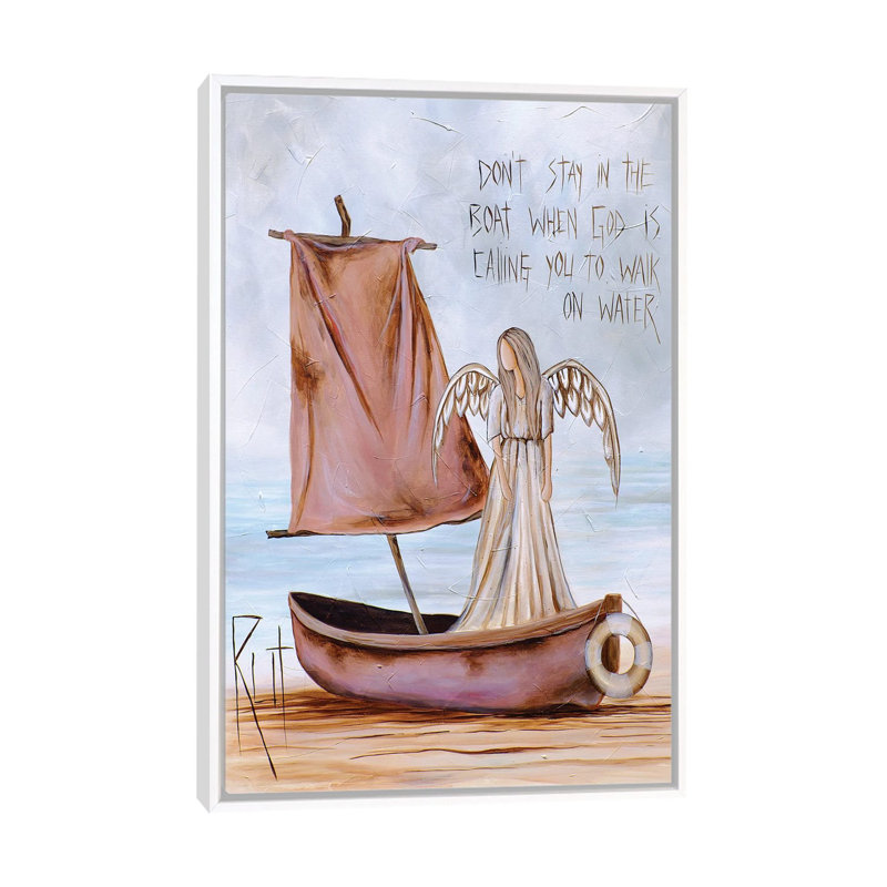 Reproduction d’art Creations-reproduction d’art, Pas de tapis, H 18 po x l 26 po x P 1,5 po, Toile blanche encadrée