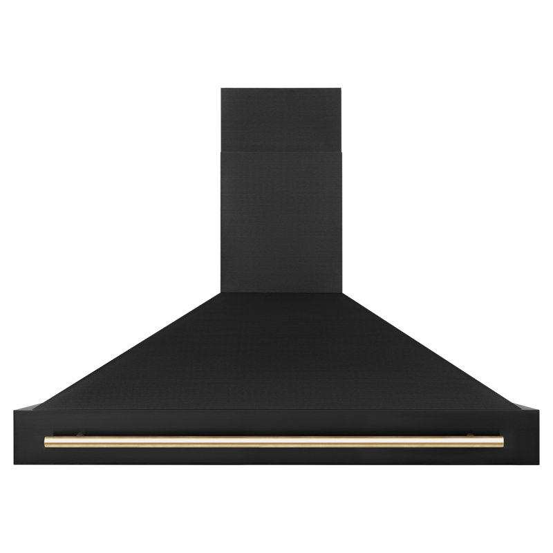 Autograph Edition 48" 700 CFM Ducted Wall Mount Range Hood, Polished Gold