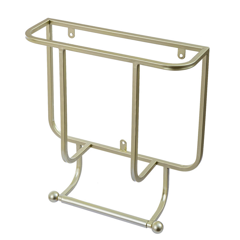 Bathroom Gold Wall Mounted Toilet Roll Holder