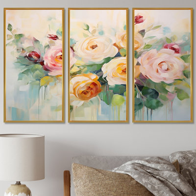 Royalston - Ensemble d'art mural roses