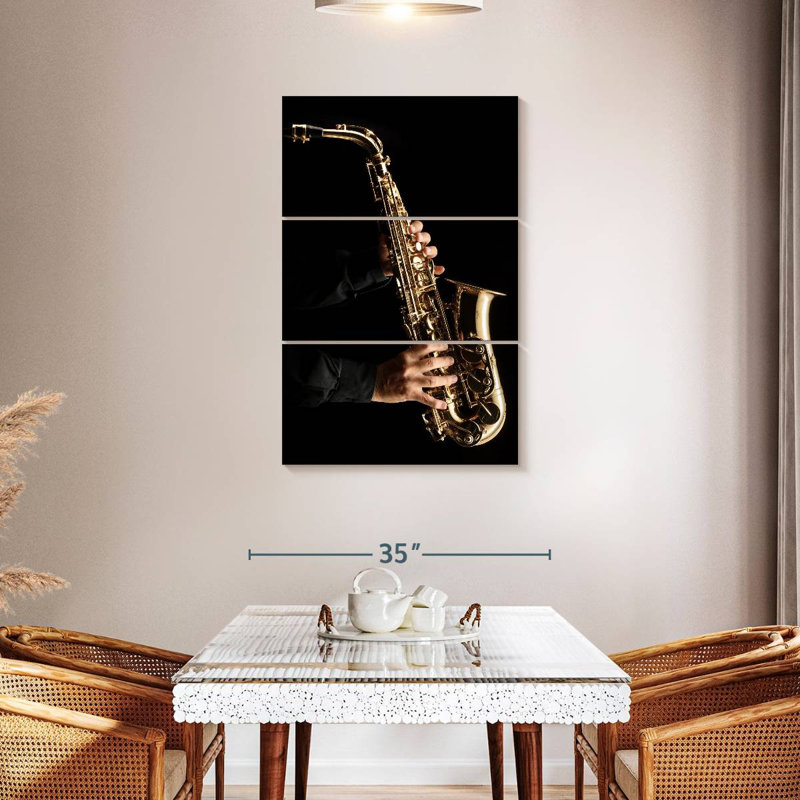 Abarca Classic Saxophone, 45'' H x 28'' W