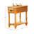 Guzzi Solid Wood Top End Table with Storage