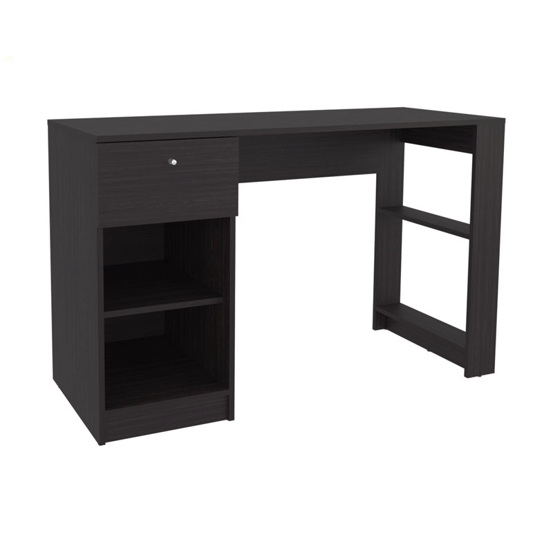 Bureau à 120 tiroirs 120 po Home, Noir