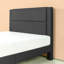 Lit plateforme tapissier avec rangement Schreffler-1826418630