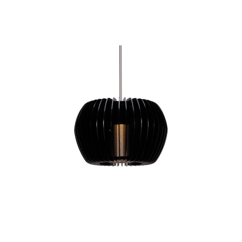 Luminaire suspendu de rail d'éclairage à branchement rapide LEDme®, Nickel brossé, Platine