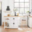 Solid Wood Top Kitchen Island