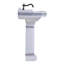 Lavabo de salle de bain rectangulaire 30 po avec trop-plein