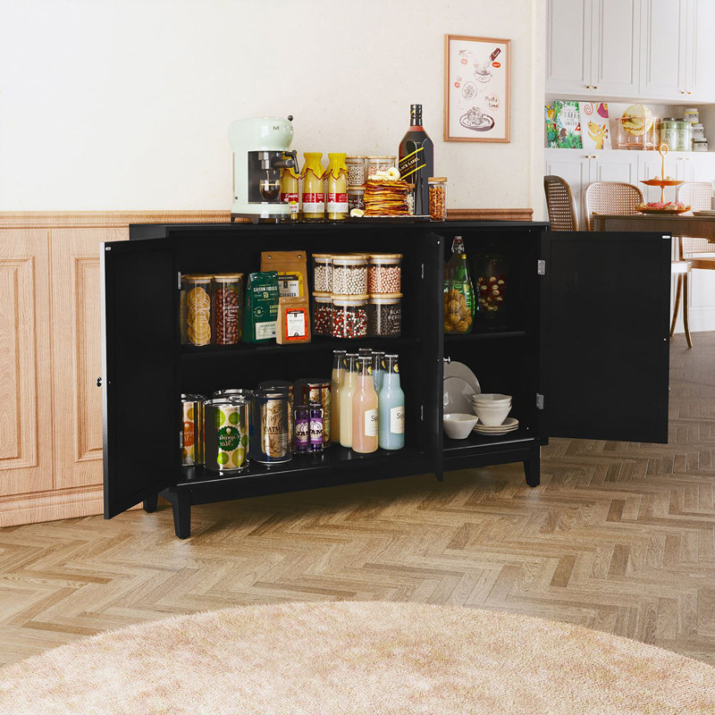 Buffet 3 portes miroir