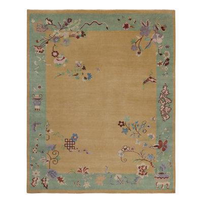 Hand Knotted Wool Area Rug