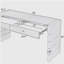 Console rustique courbée avec rangement pour l'entrée, le couloir et le salon-2075917356