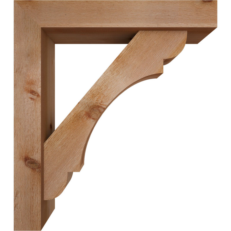 Support de bloc olympique avec entretoise décalée, 24 x 30, Cèdre rouge occidental de l 6 po (scié brut)