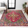 Tapis rouge / rose Brooklyn