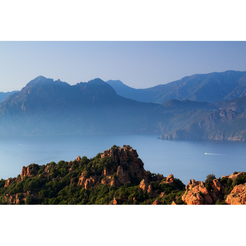 Calanches Of Piana - Wrapped Canvas Print, 81cm H x 122cm W x 3.8cm D