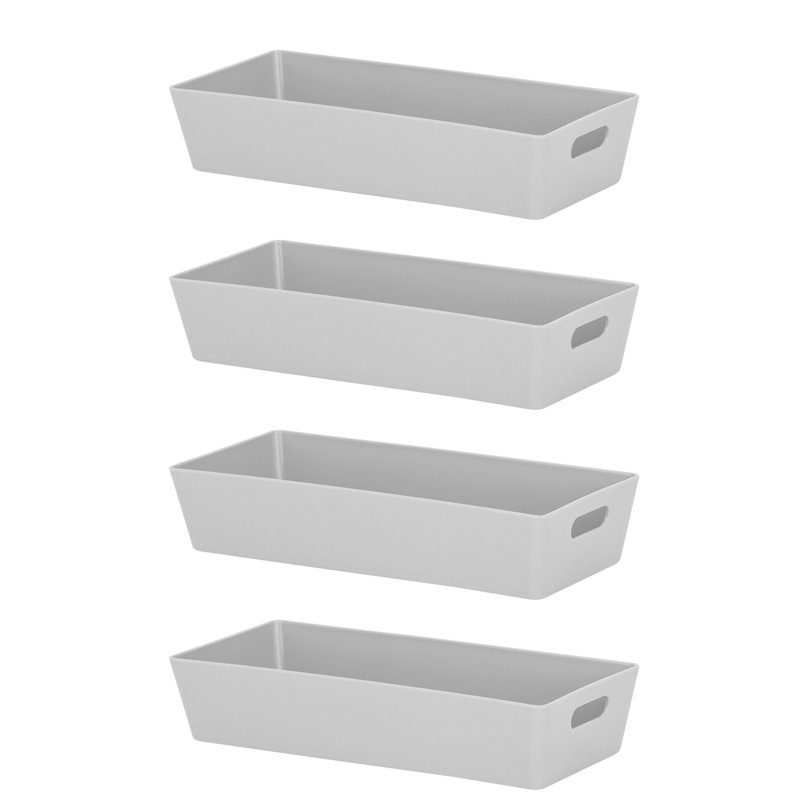 Wham Studio Basket Rectangular, Cool Grey