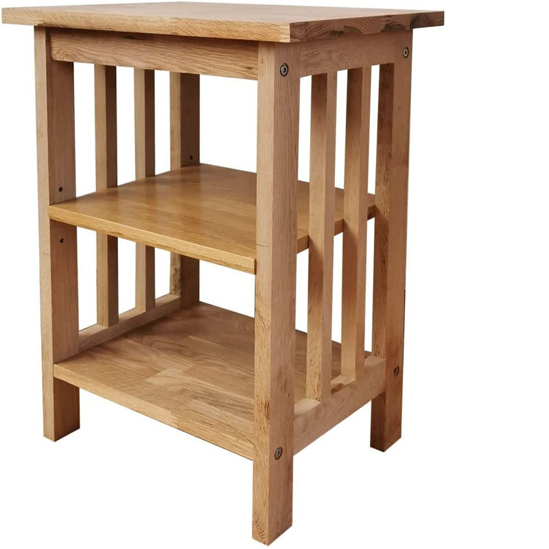 Whittington Solid Wood End Table, Wood
