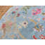 Tapis unique bleu ciel de 10 pi