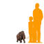 Statue de table Mammoth