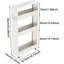 82cm H x 13cm W Utility Cart