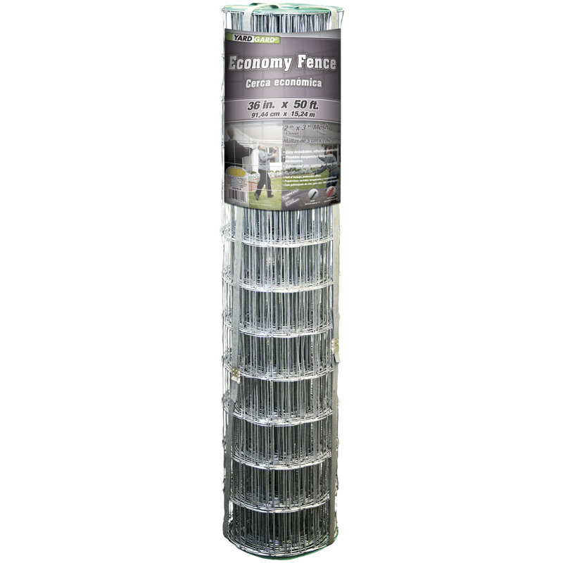 Clôture métallique soudée, Vert, H 3 pi x l 50 pi pi