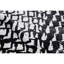 Tapis gris / blanc noué à la main-67147365