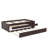 Twin Platform Bed with Pull-Out Trundle, 2 Storage Drawers, Solid Wood Frame with Built-in Power Strip,Espresso-1045096391-1045096392