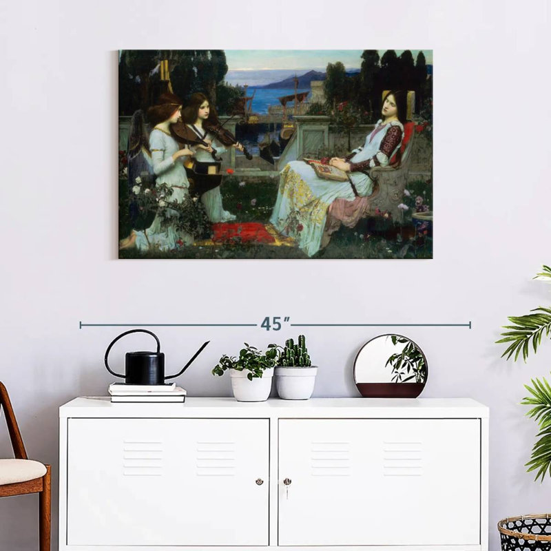 Adella Saint Cecilia, 24" H x 36" W
