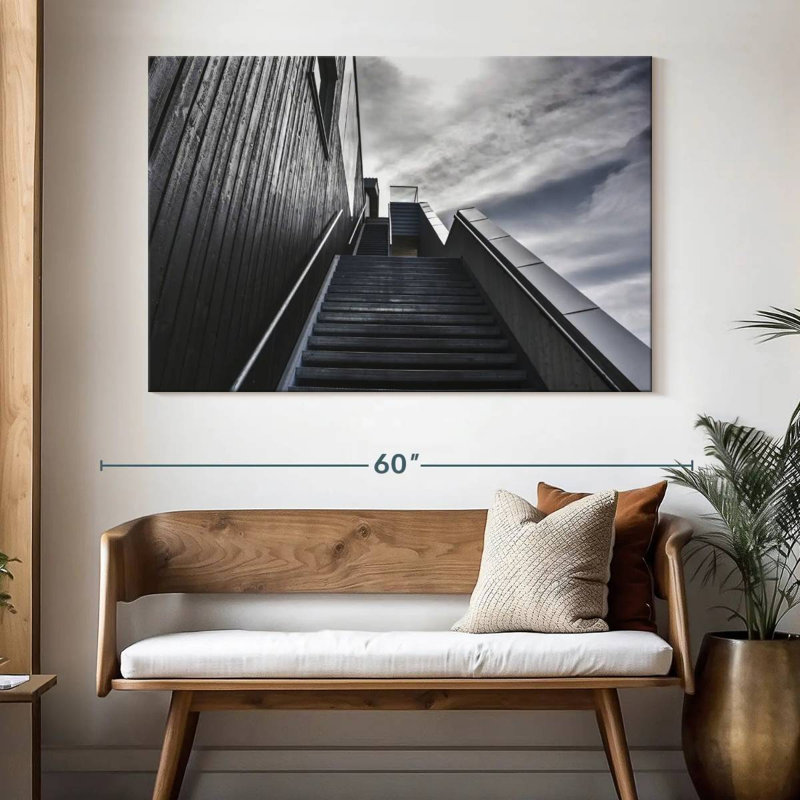 Escalier Lilie, H 34 po x l 51 po