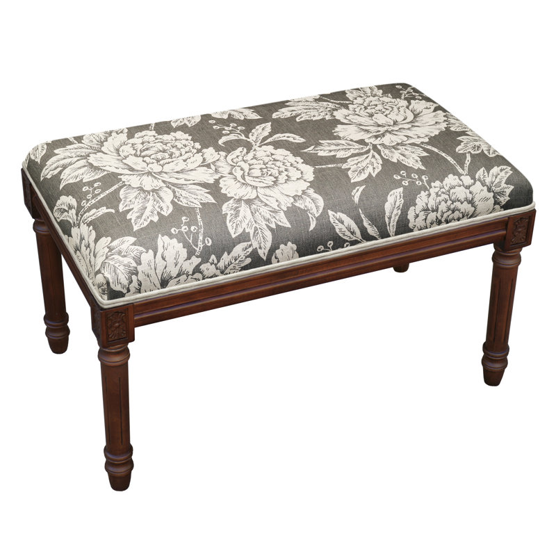 Banc rembourré Billiot, Gray 3