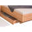 Vannatta Lite Solid Beech Wood Double Bed with LED Touch Lighting – Eco-Friendly Ukrainian Craftsmanship, Natural Linseed Oil Finish-2076315946