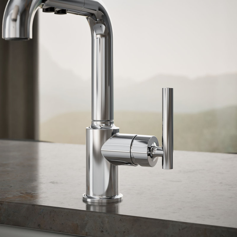 Purist® Single Handle Kitchen Faucet, Polished Chrome