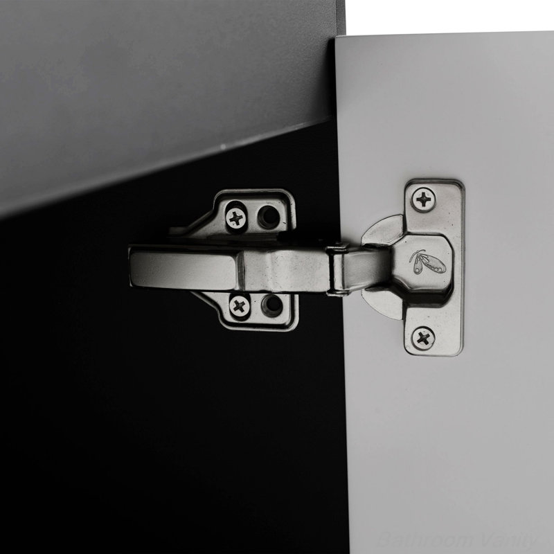 Floating Wall-Mounted Bathroom Vanity With Single Sink