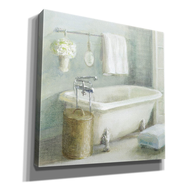 «Refreshing Bath 1» par Danhui Nai, art mural sur toile, H 12 po x l 12 po
