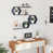Navy Blue Hexagon Shelves