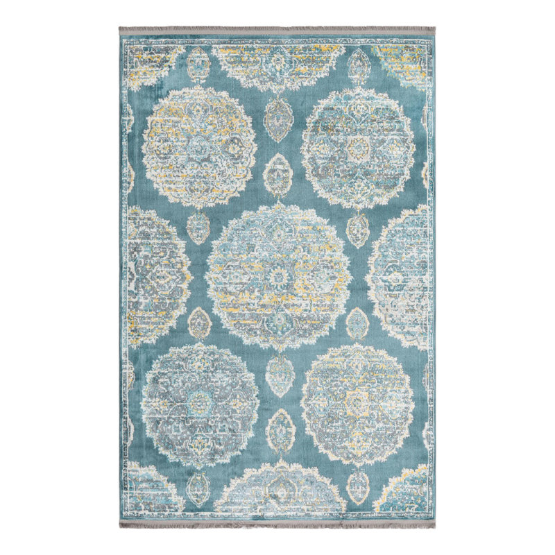 Paragon Floral Indoor Rug, Rectangle 5'5" x 8'
