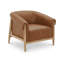Stellan Accent Chair Tan Leather-627590700