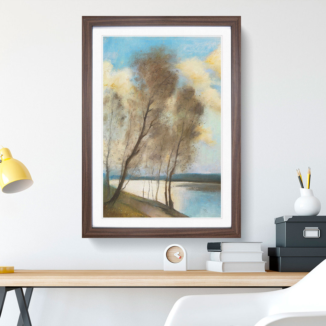 Fruhling by Lesser Ury - Framed Print