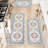 Machine Washable Kitchen Mat with Non-Slip Backing (Set of 3)-1673102039