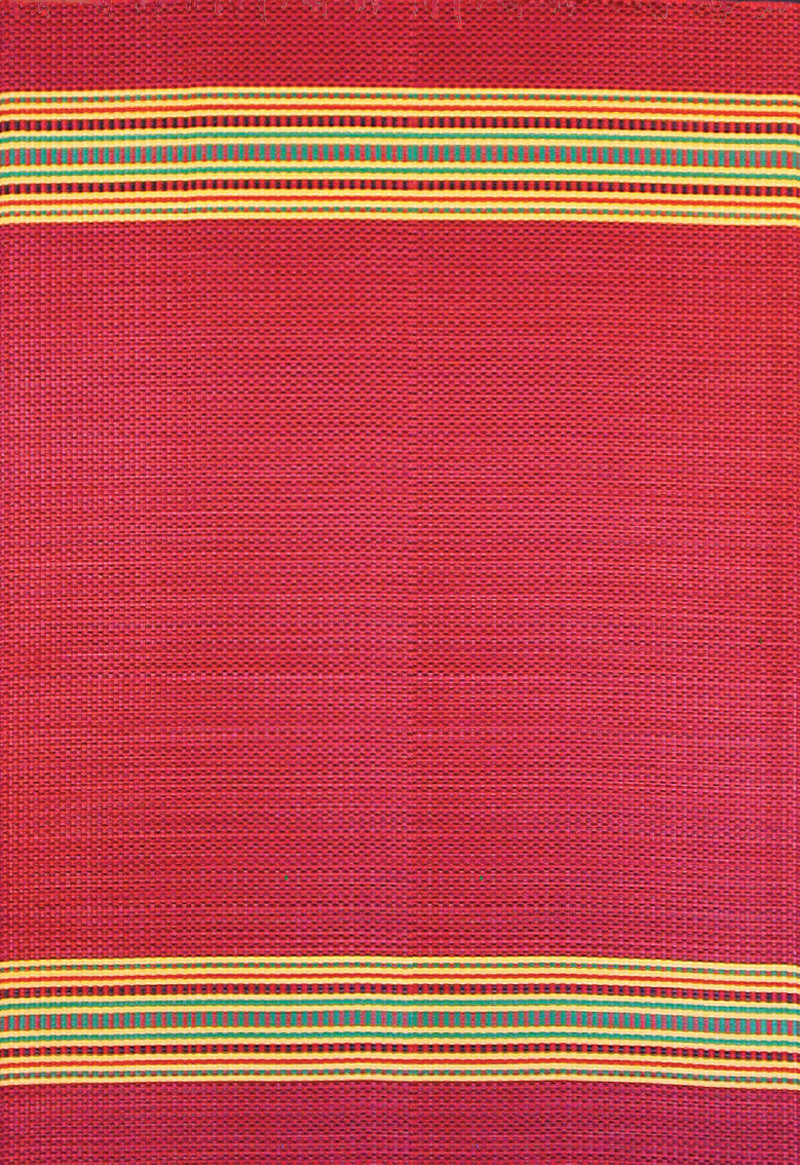 Mad Mats Serape Red Indoor / Outdoor Area Rug - Reversible | Wayfair