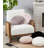 Faux Rabbit Fur Collection Reversible Throw Pillow-69664183