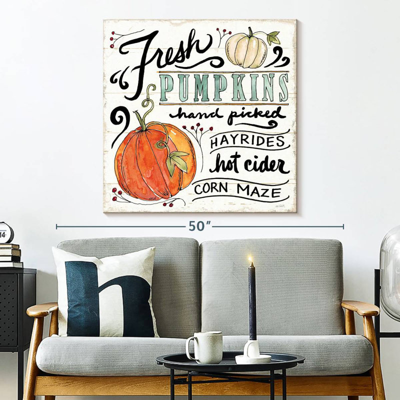 Khylige Harvest Times IV Wall Sign, 33" H x 33" W