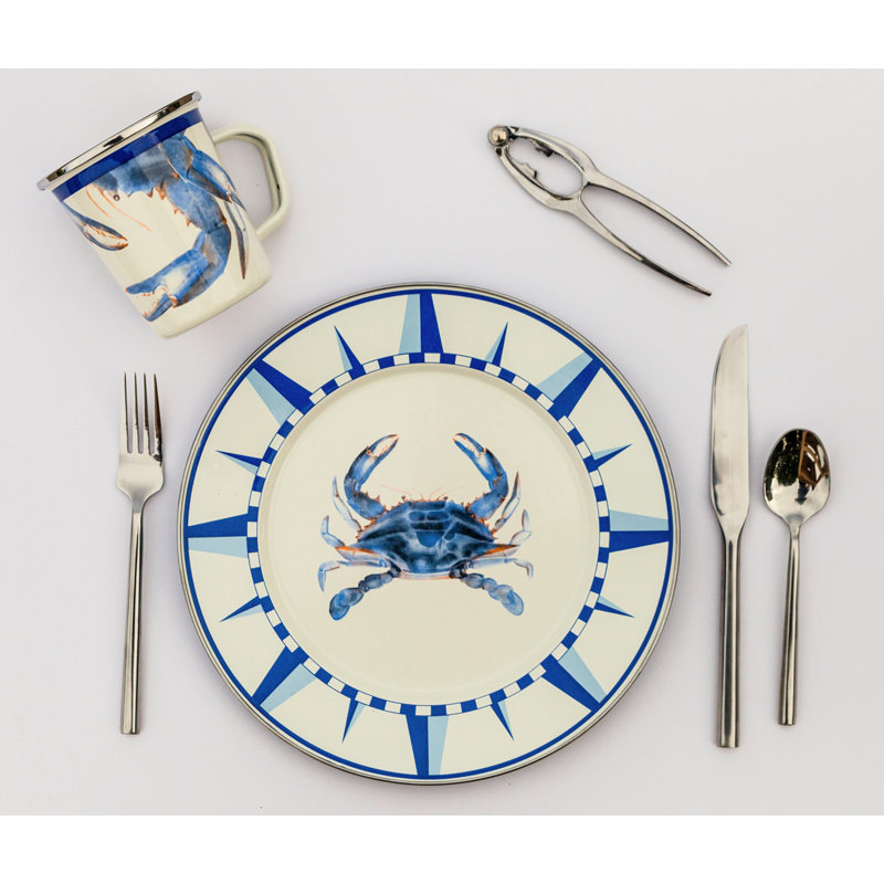 Blue Crab 10.5" Dinner Plate