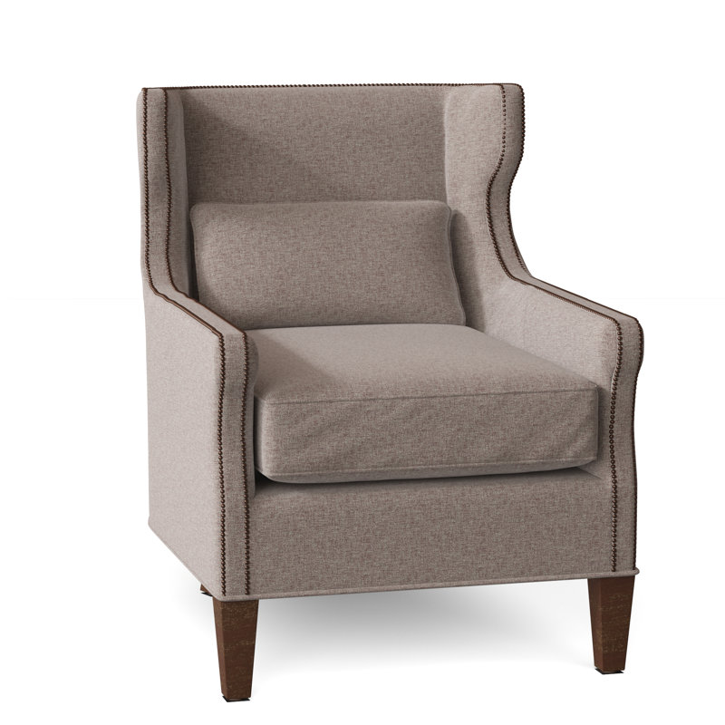 Fauteuil à oreilles l 28 po Percy, Noyers, 8703 Oatmeal