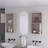 Medicine Cabinet Florence, Bathroom, White Oak-1831071139