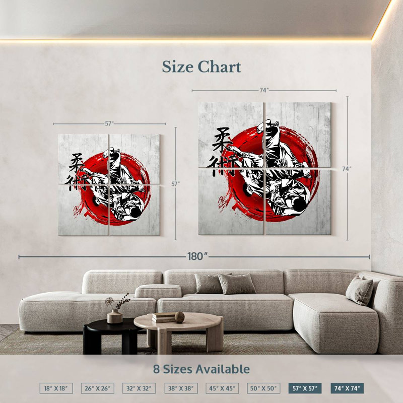 Sireci Jiu-Jitsu Ka, 74" H x 74" W