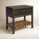 Table de chevet à 1 tiroir en bois massif et manufacturé Colleen