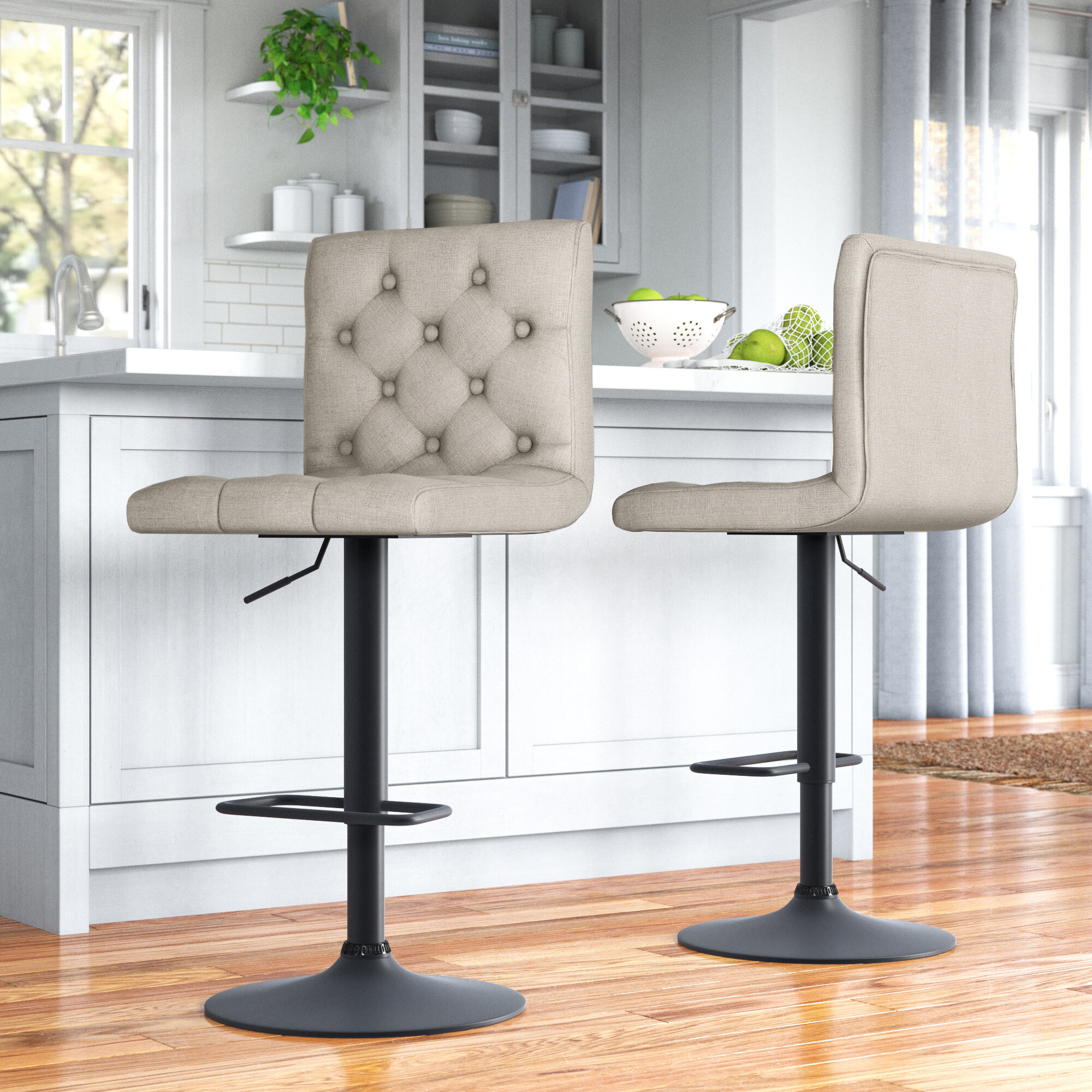 Bocana swivel adjustable height bar 2024 stool